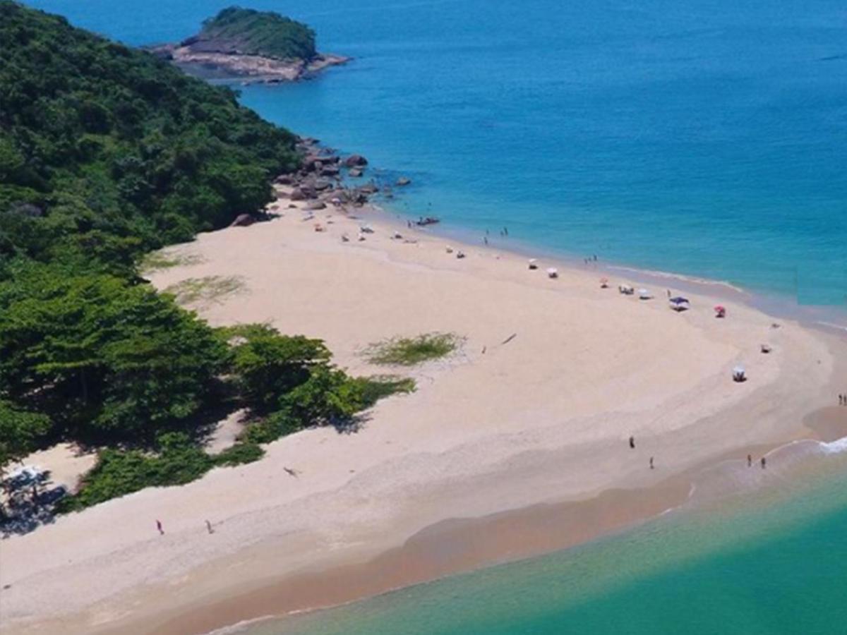 Apartamento Ubatuba Próxima a Praia Grande com Wifi Exterior foto