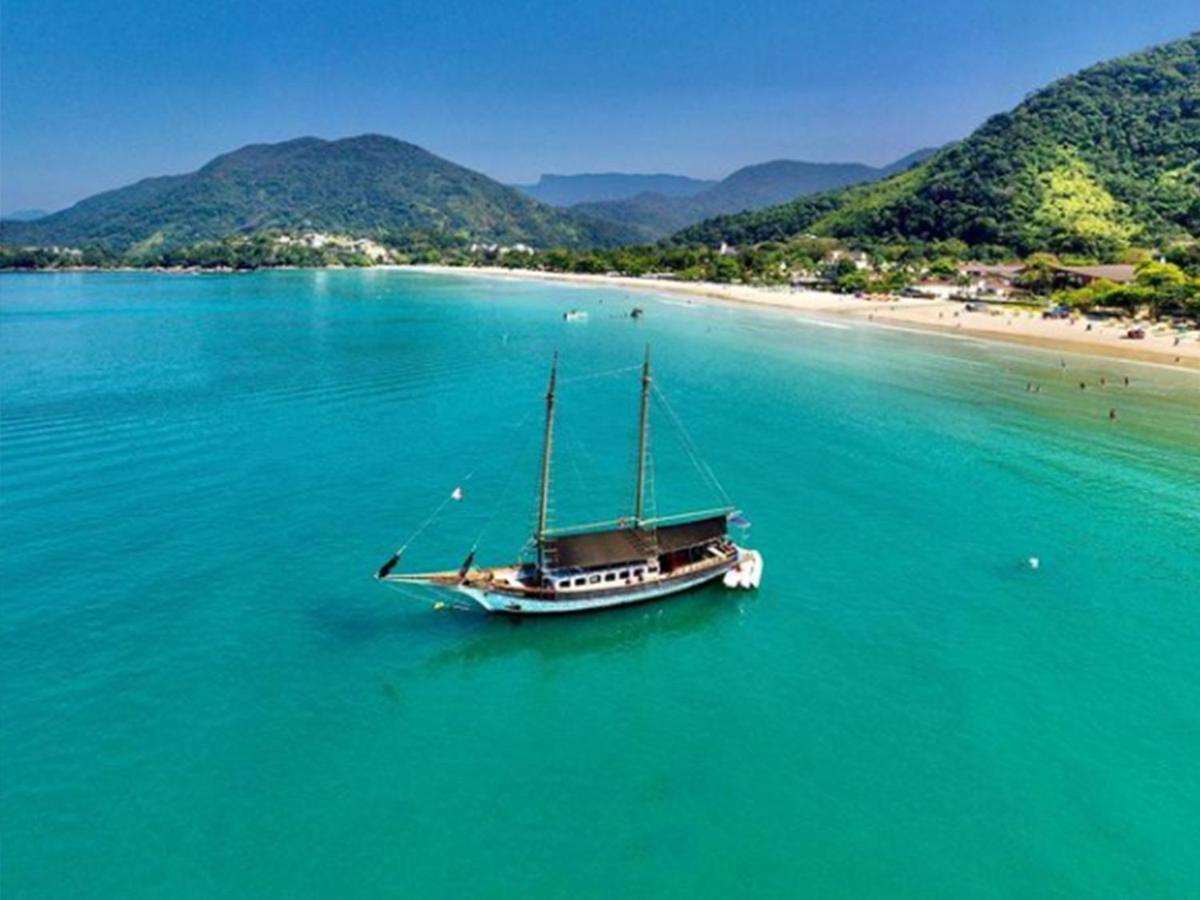 Apartamento Ubatuba Próxima a Praia Grande com Wifi Exterior foto